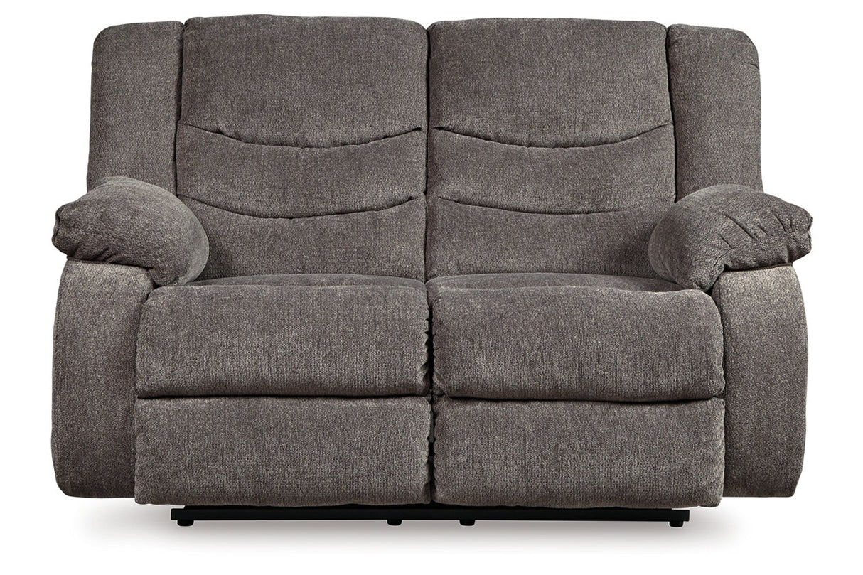 Tulen Gray Reclining Loveseat and Recliner from Ashley - Luna Furniture