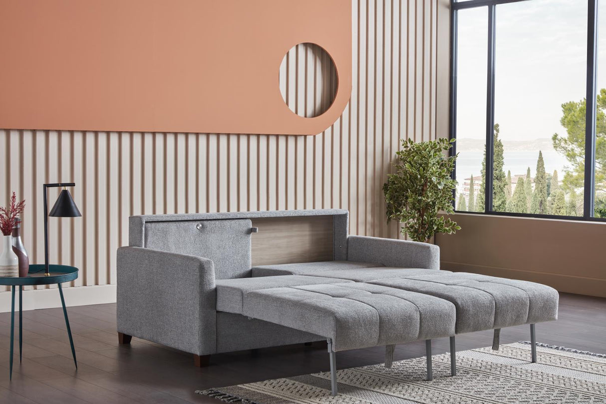 Twinsoft Beatto Light Gray Queen Sleeper from Bellona - Luna Furniture