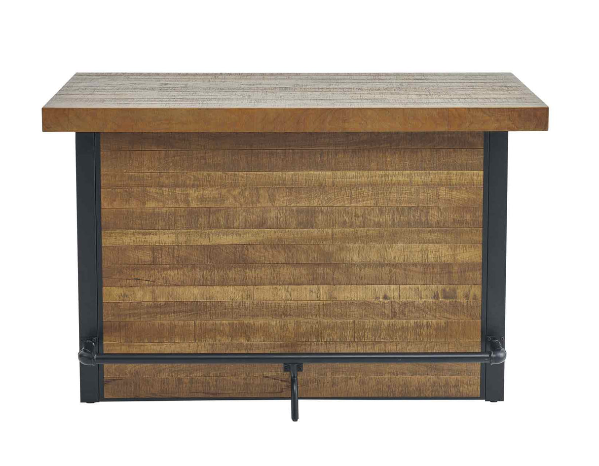 Tyler Chestnut/Black 3-Piece 38-inch Counter Bar Set from Steve Silver - Luna Furniture