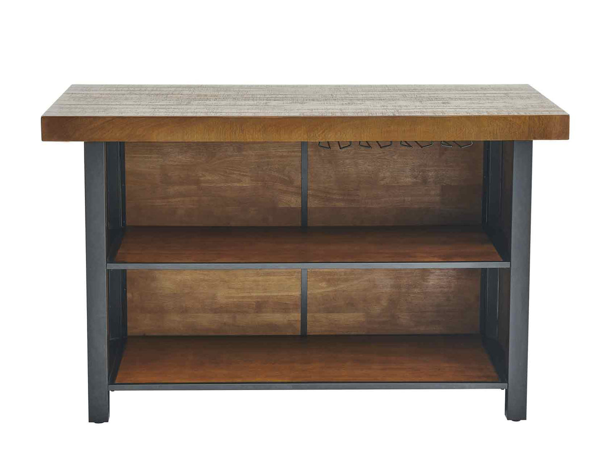 Tyler Chestnut/Black 38-inch Counter Bar from Steve Silver - Luna Furniture