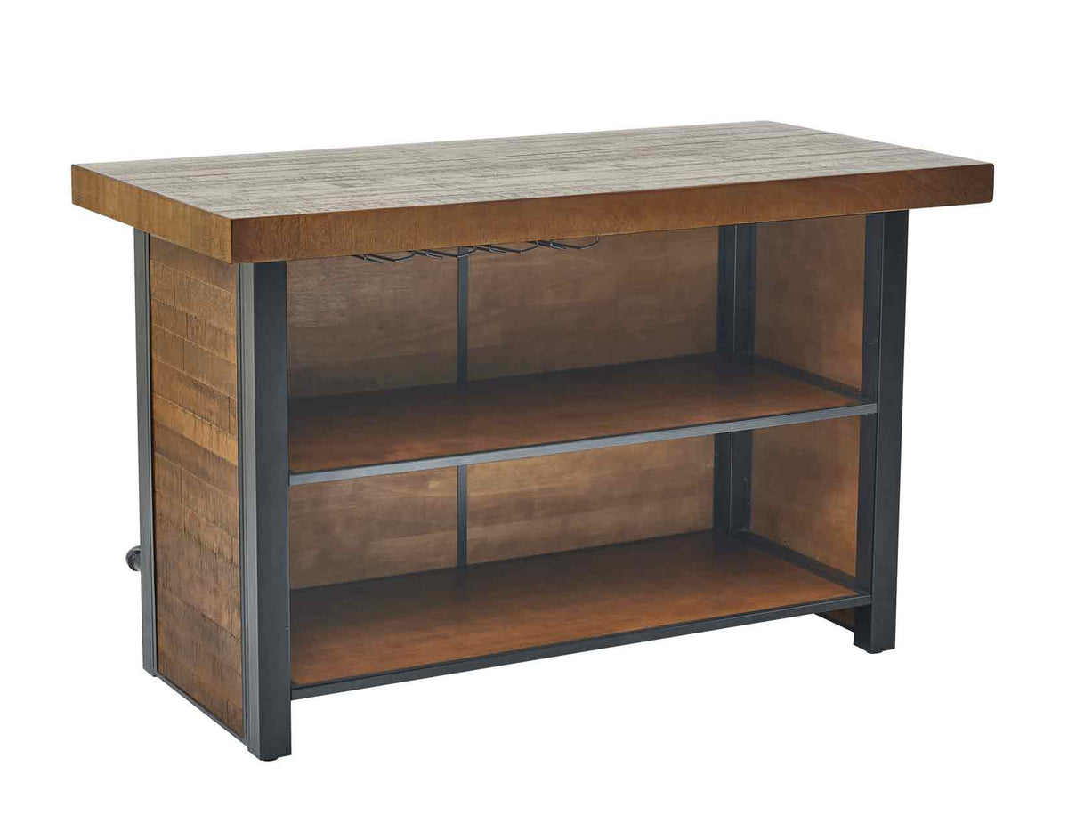 Tyler Chestnut/Black 38-inch Counter Bar from Steve Silver - Luna Furniture