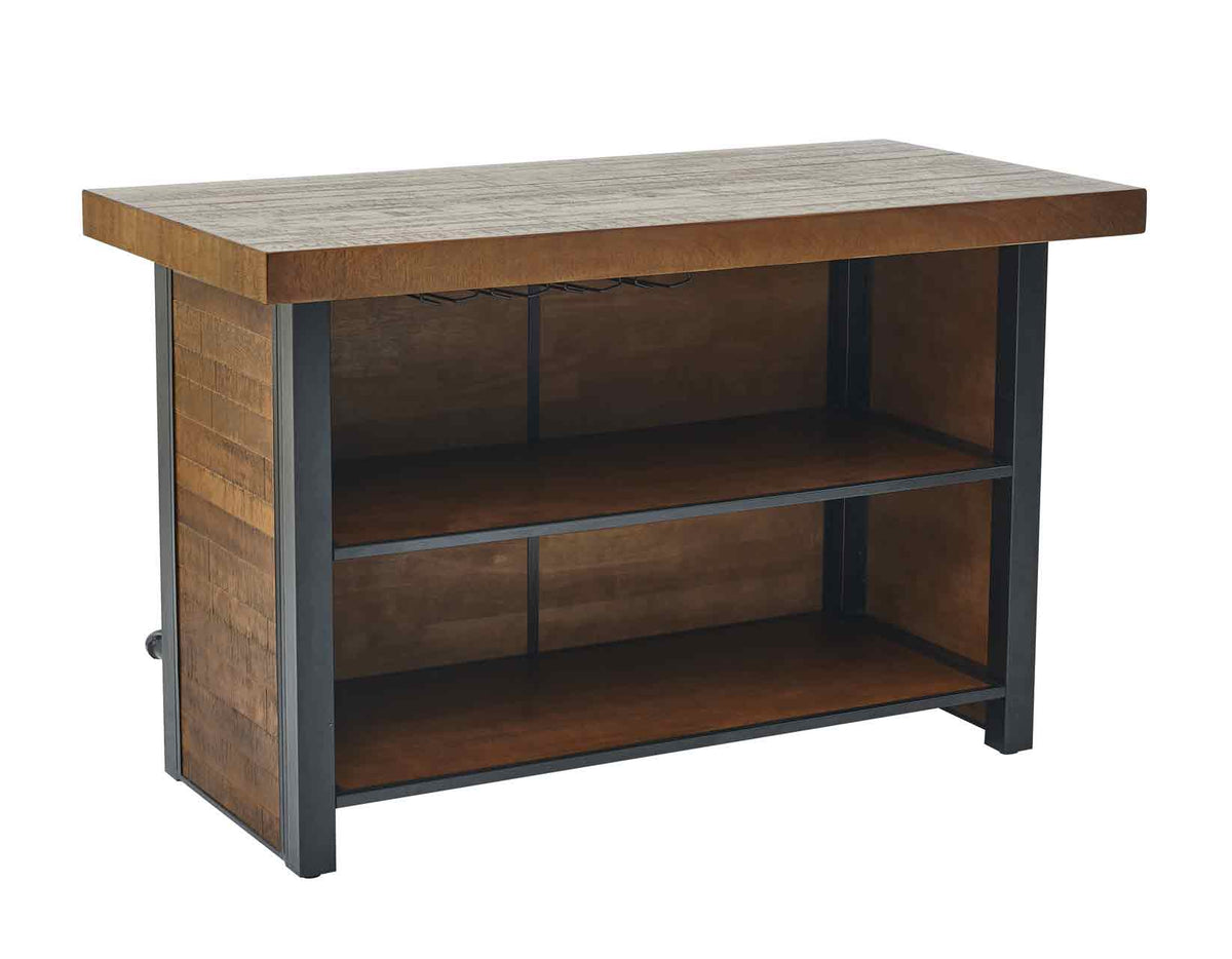 Tyler Chestnut/Black 38-inch Counter Bar from Steve Silver - Luna Furniture