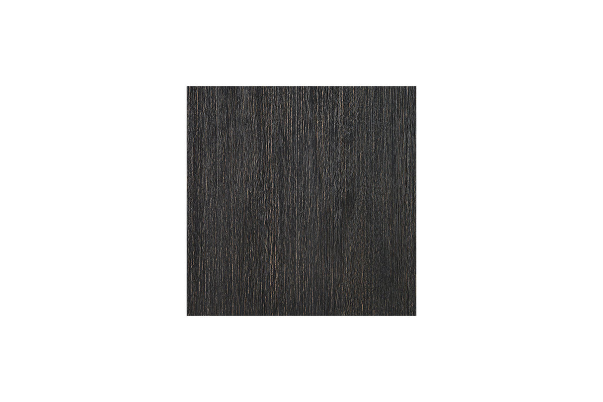Tyler Creek Black/Grayish Brown Counter Height Table with 4 Barstools, Server and Display Cabinet from Ashley Furniture - Luna Furniture