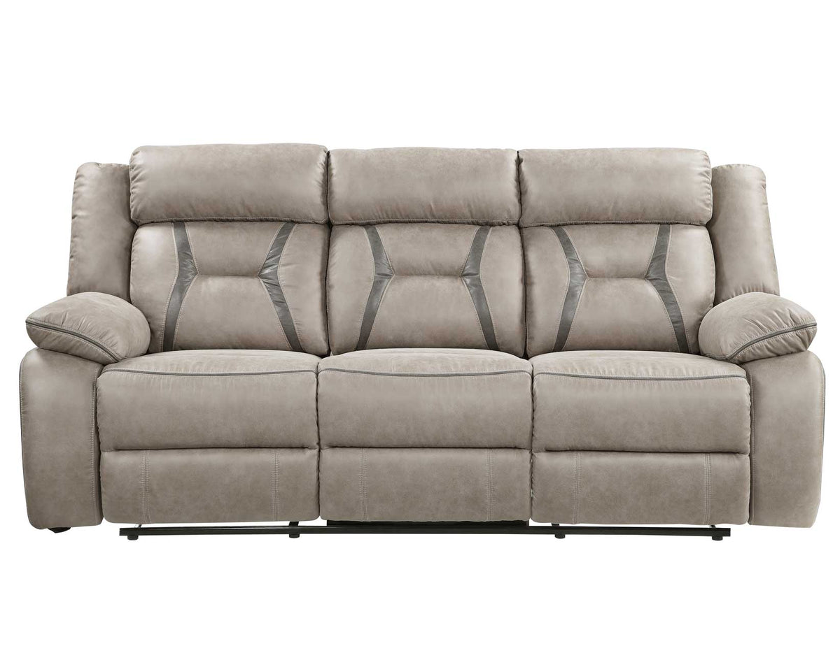 Tyson Gray 3-Piece Reclining Living Room Set from Steve Silver - Luna Furniture