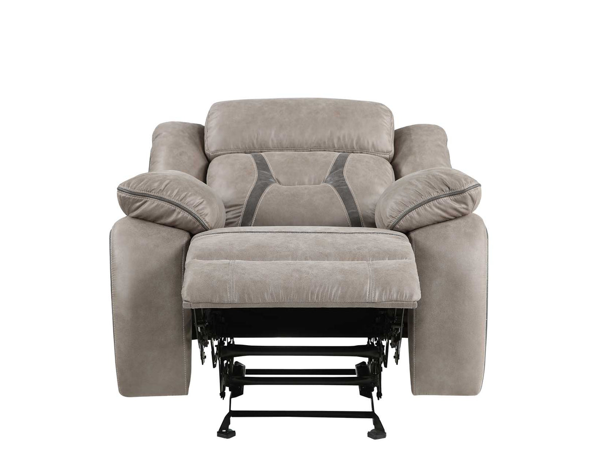 Tyson Gray 3-Piece Reclining Living Room Set from Steve Silver - Luna Furniture