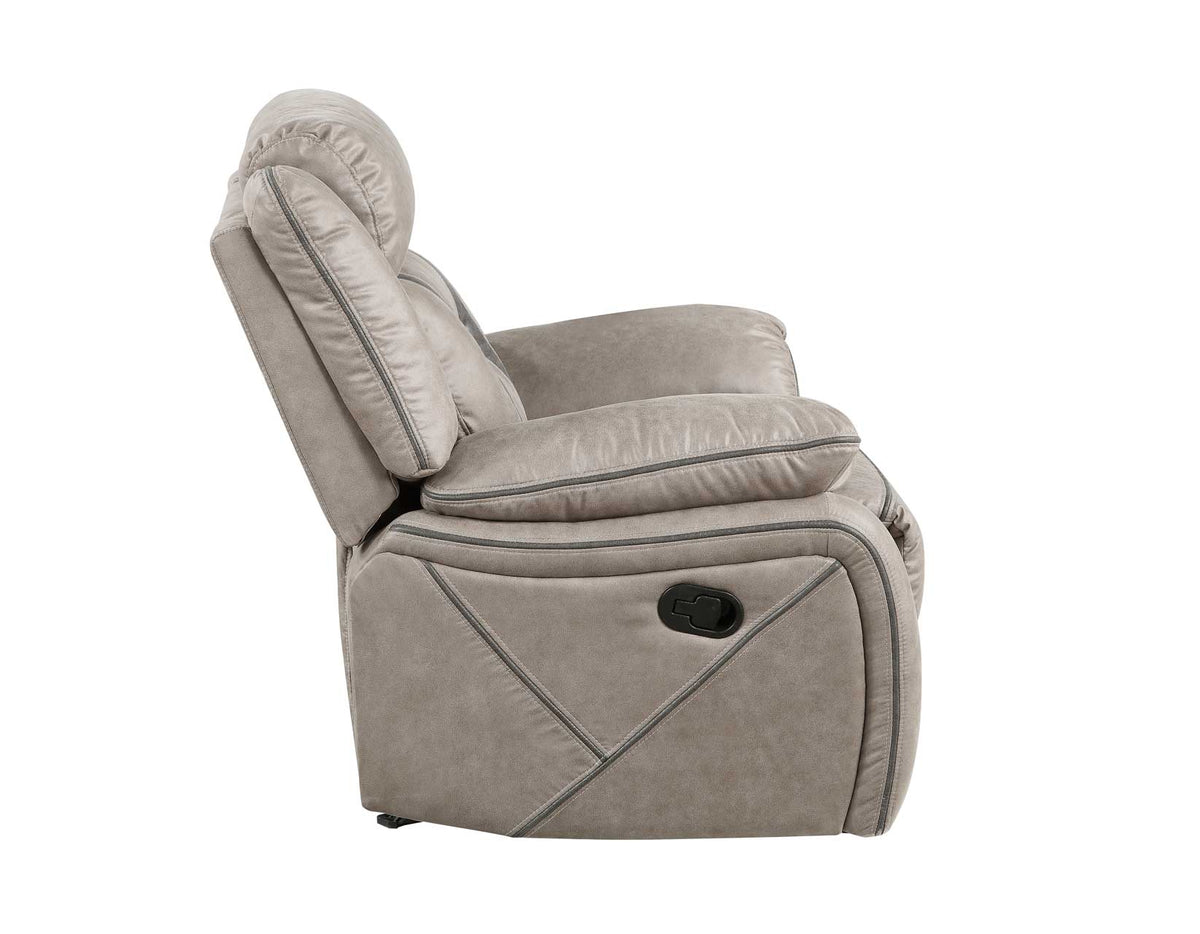 Tyson Gray 3-Piece Reclining Living Room Set from Steve Silver - Luna Furniture