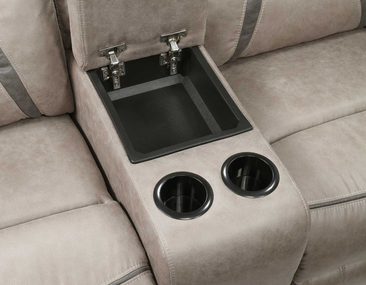 Tyson Gray 3-Piece Reclining Living Room Set from Steve Silver - Luna Furniture
