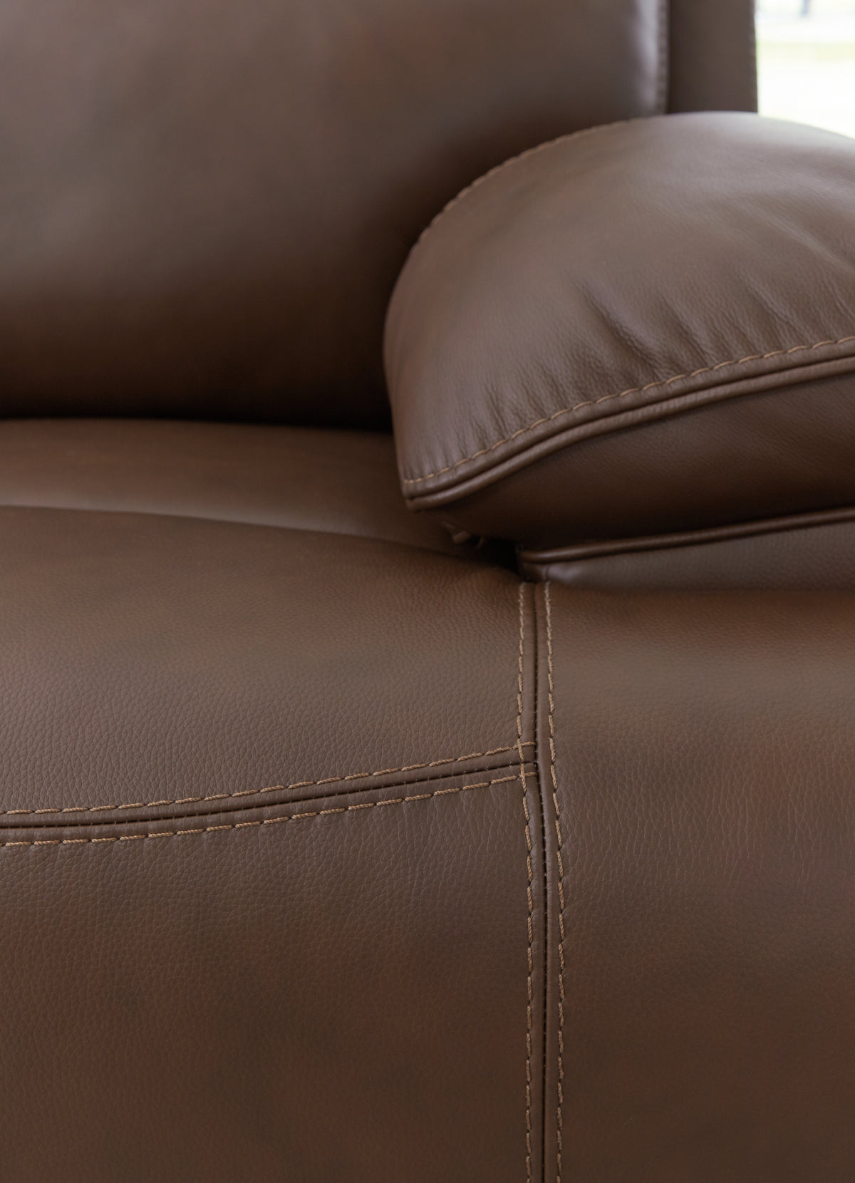 VonRyan Tobacco Power Reclining Loveseat from Ashley - Luna Furniture