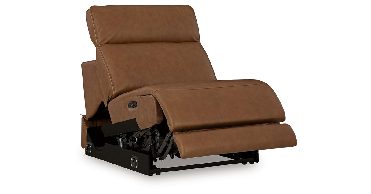Magic Man Caramel Power Armless Recliner from Ashley - Luna Furniture