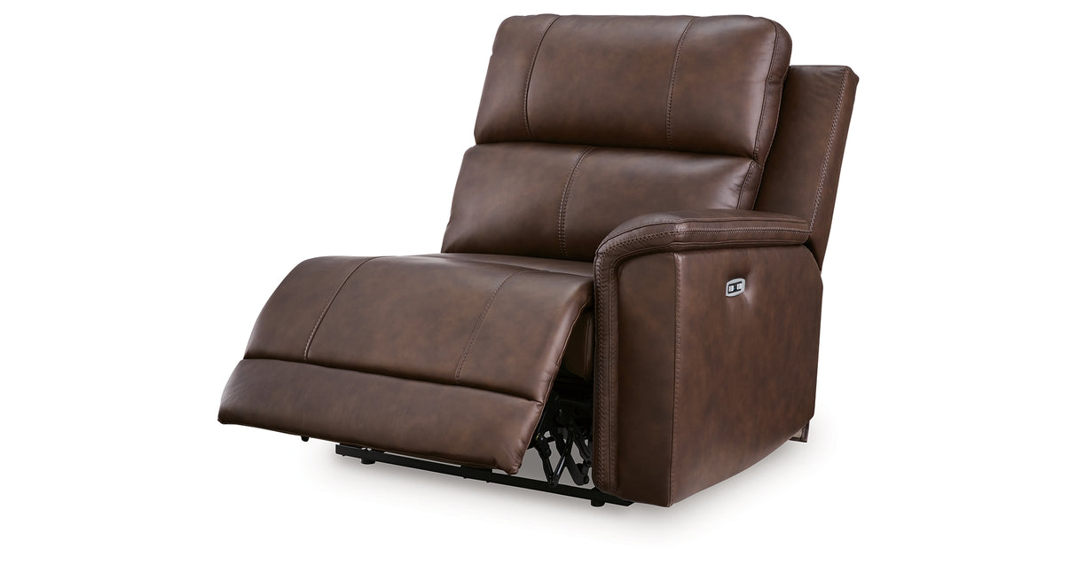 Bleckley Espresso Right-Arm Facing Power Recliner from Ashley Furniture - Luna Furniture