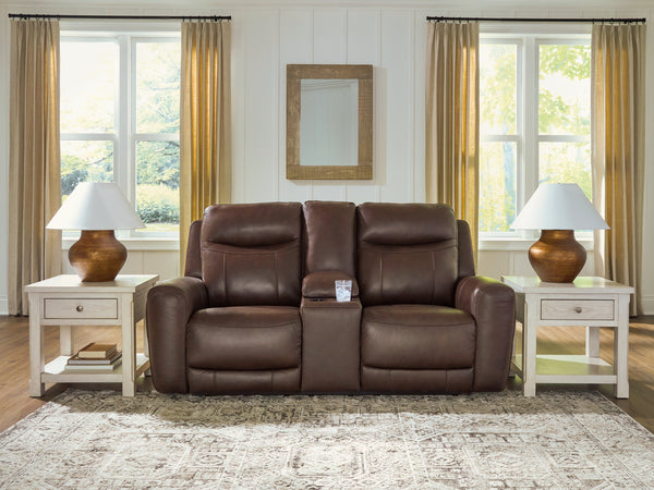 Gravier Cordova Power Reclining Loveseat with Console
