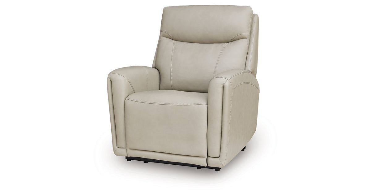 Pincara Bone Power AutoGlide Recliner from Ashley Furniture - Luna Furniture