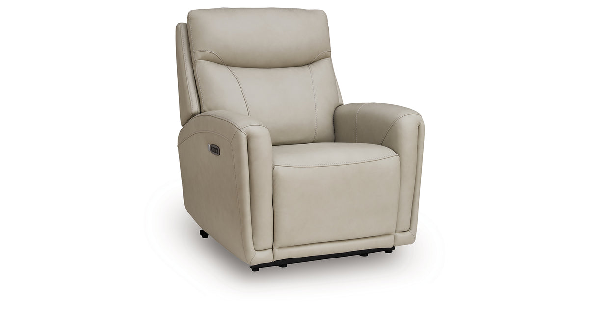 Pincara Bone Power AutoGlide Recliner from Ashley Furniture - Luna Furniture
