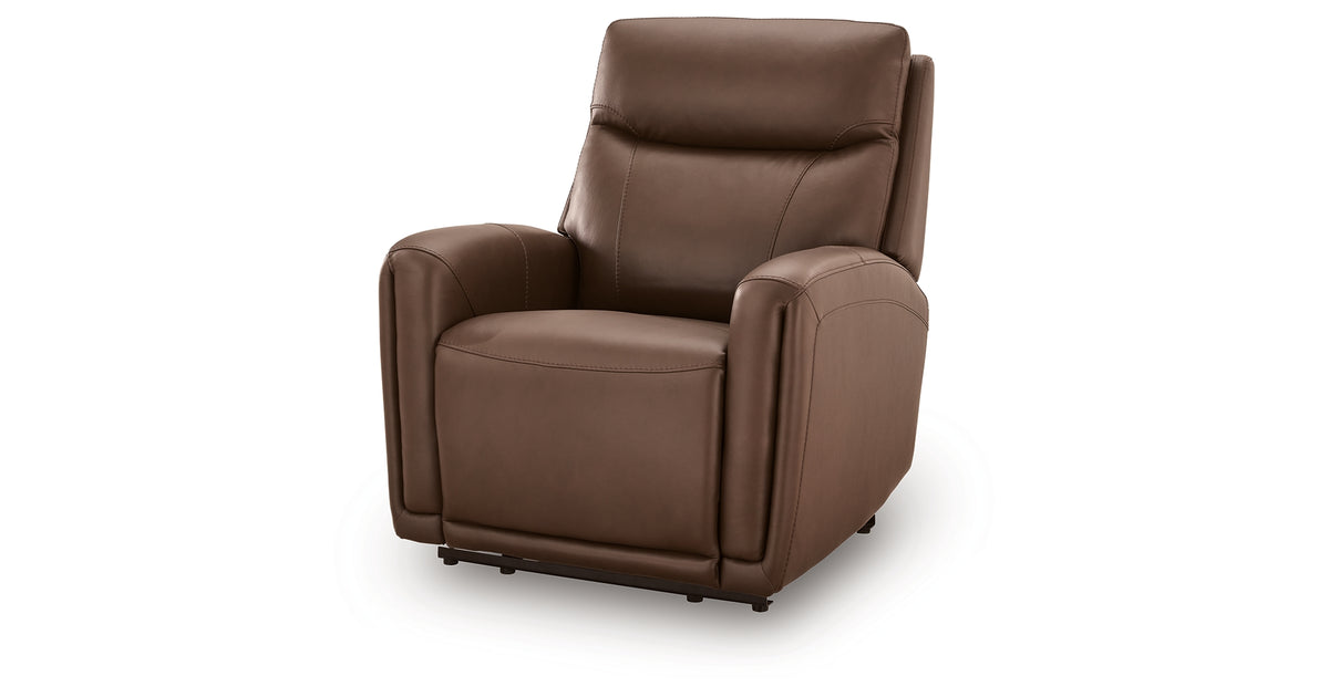 Pincara Umber Power AutoGlide Recliner from Ashley Furniture - Luna Furniture