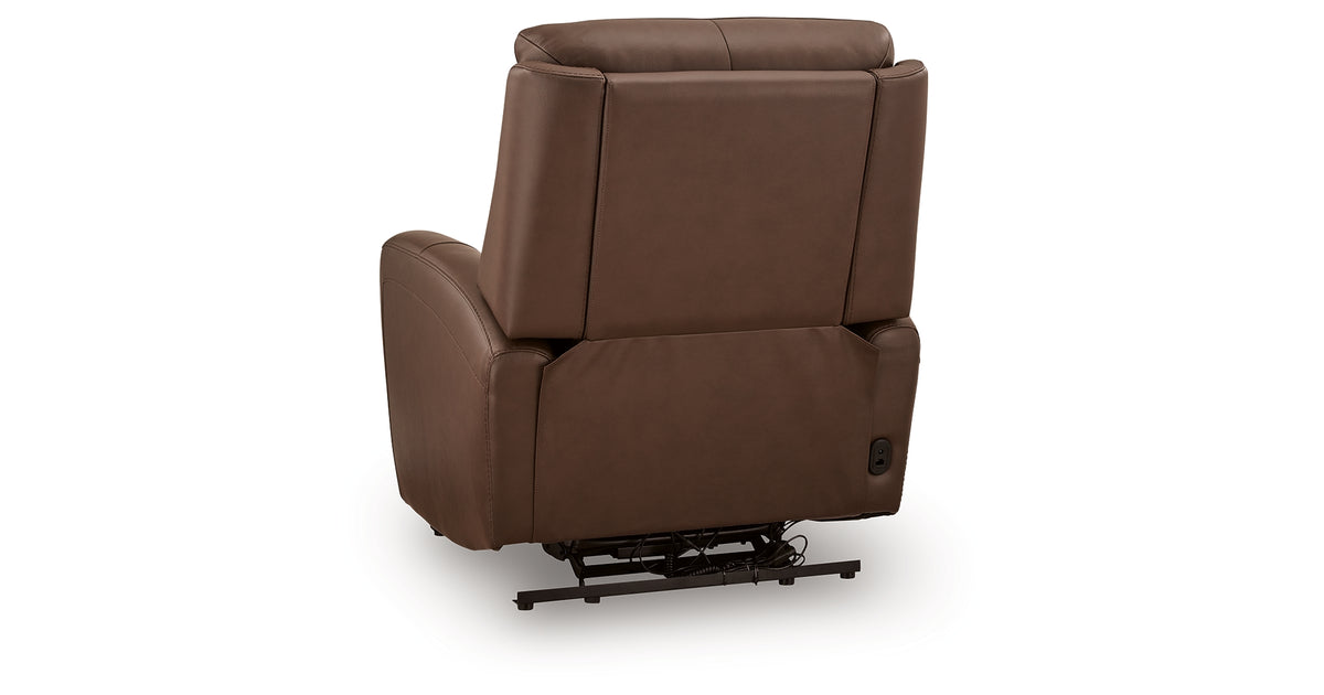Pincara Umber Power AutoGlide Recliner from Ashley Furniture - Luna Furniture