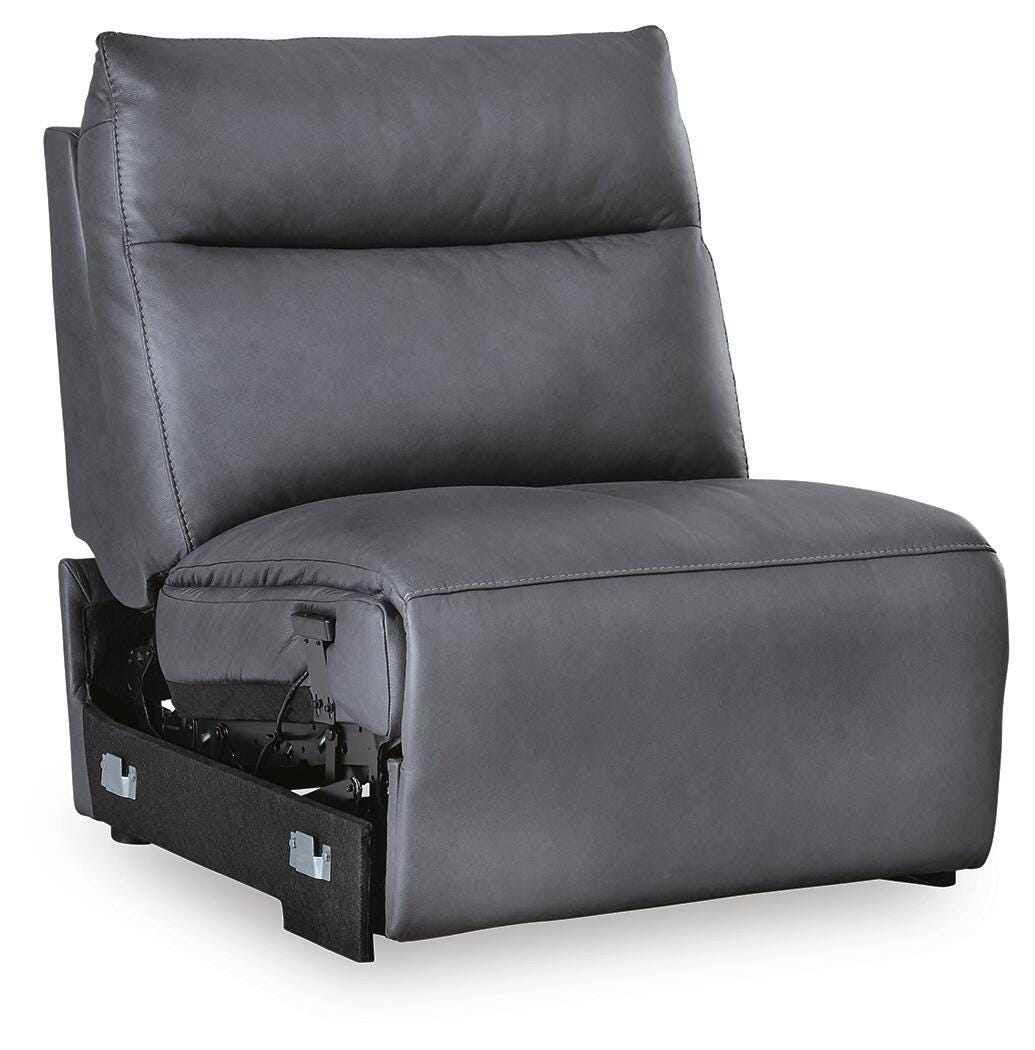 ModZ Blue Power Armless Recliner from Ashley - Luna Furniture