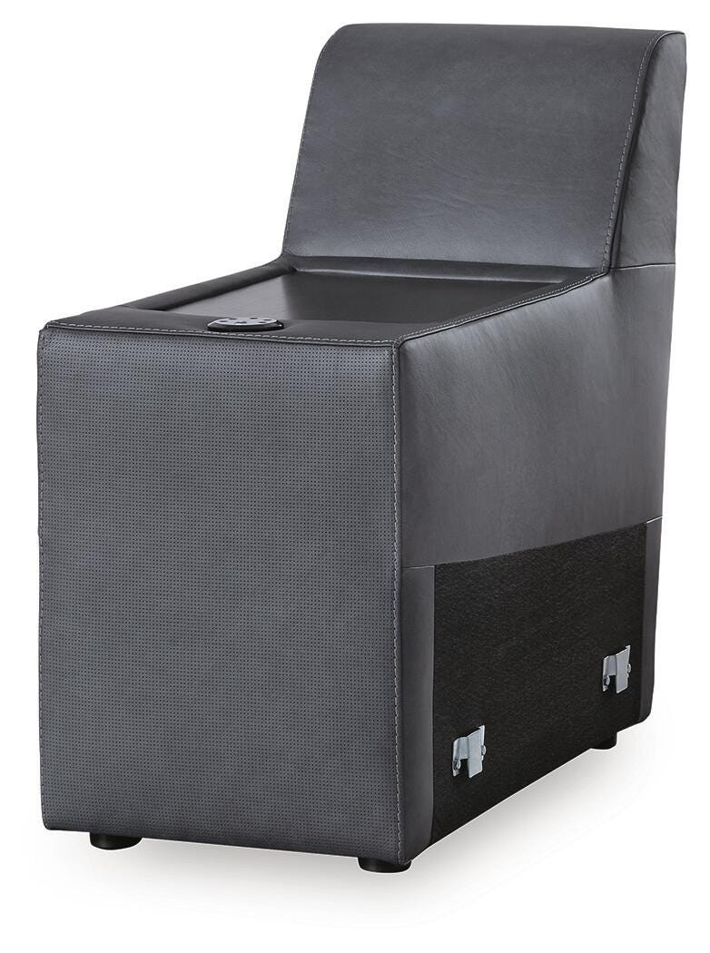 ModZ Blue Console with Audio System from Ashley - Luna Furniture