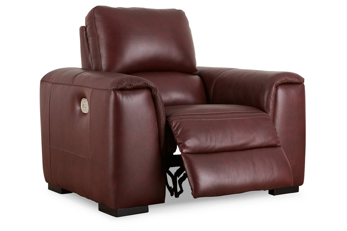 Alessandro Garnet Reclining Sofa and Recliner from Ashley - Luna Furniture