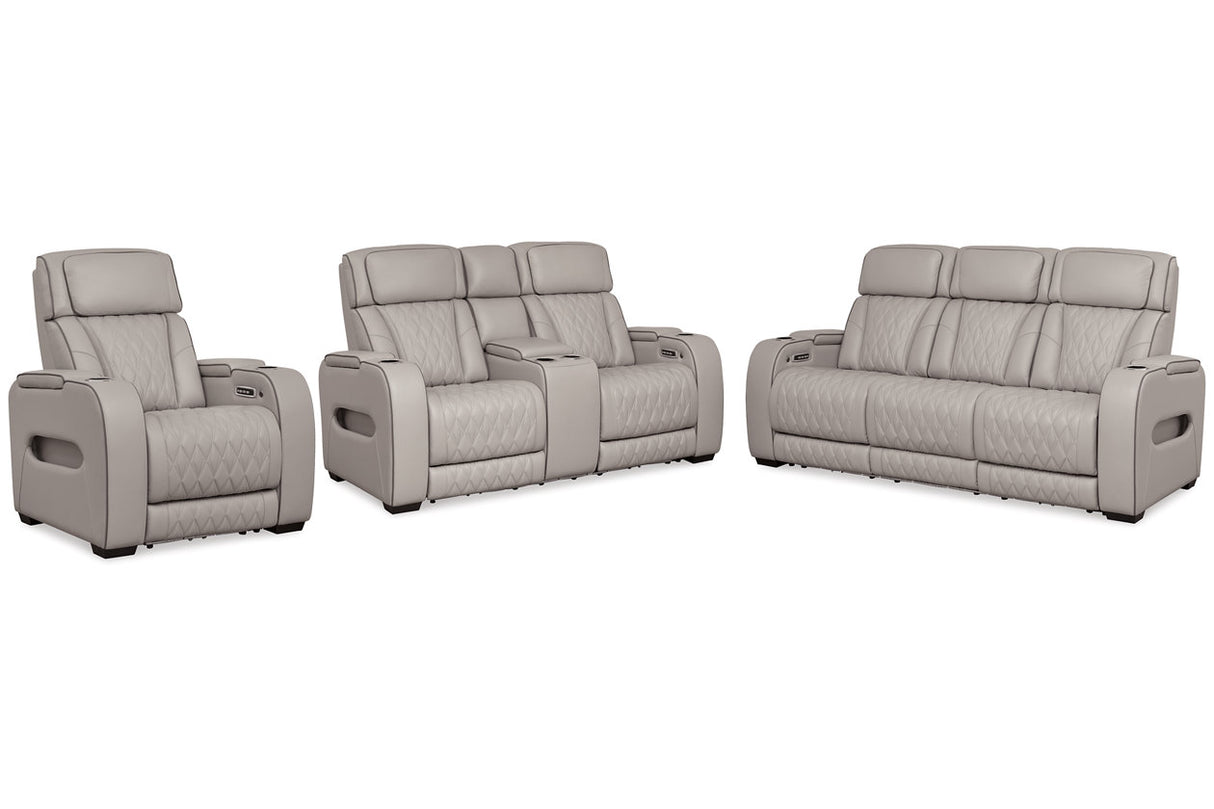 Boyington Power Reclining Sofa, Loveseat and Recliner from Ashley - Luna Furniture