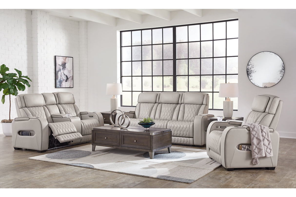 Boyington Power Reclining Sofa, Loveseat and Recliner from Ashley - Luna Furniture