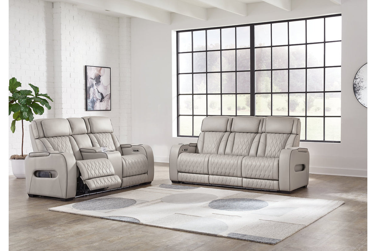 Boyington Power Reclining Sofa, Loveseat and Recliner from Ashley - Luna Furniture