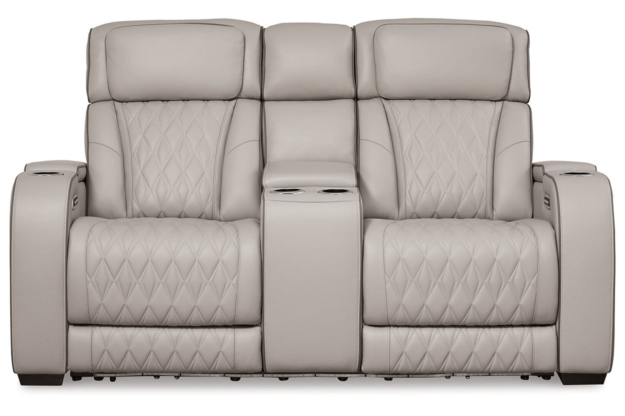 Boyington Power Reclining Sofa, Loveseat and Recliner from Ashley - Luna Furniture