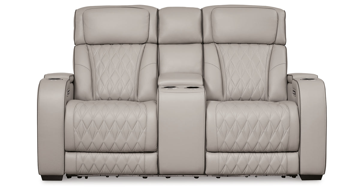 Boyington Sofa, Loveseat and Recliner in Gray from Ashley Furniture - Luna Furniture