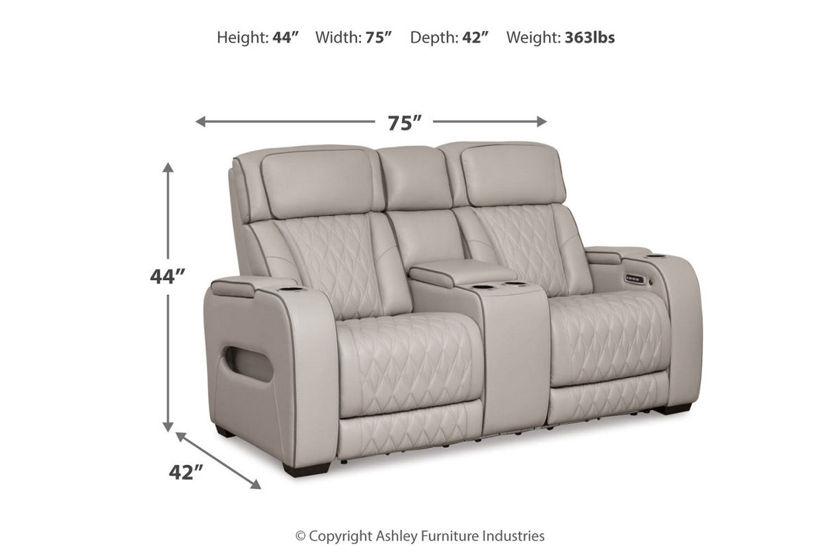 Boyington Power Reclining Sofa, Loveseat and Recliner from Ashley - Luna Furniture
