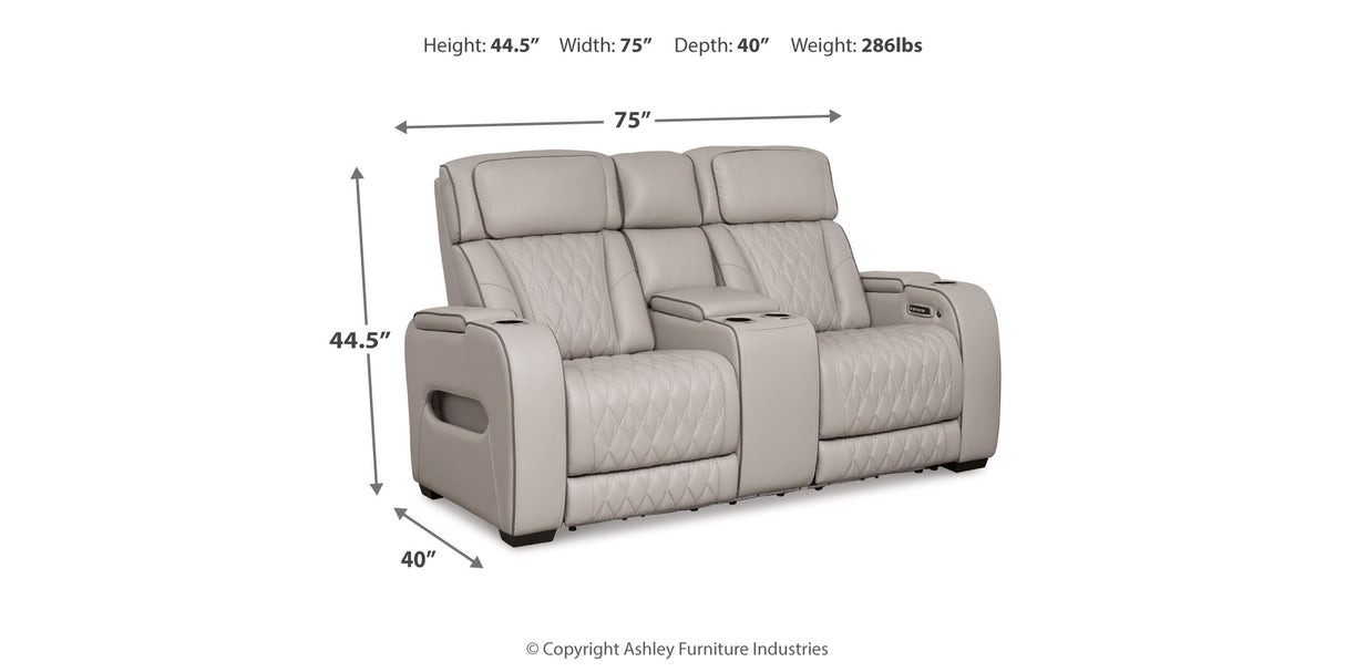 Boyington Sofa, Loveseat and Recliner in Gray from Ashley Furniture - Luna Furniture