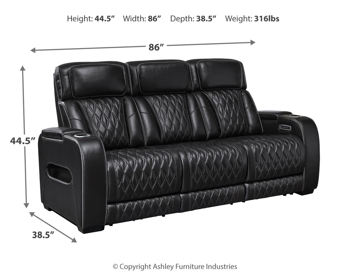 Boyington Power Reclining Sofa, Loveseat and Recliner from Ashley - Luna Furniture