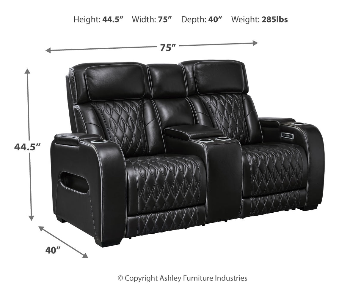 Boyington Power Reclining Sofa, Loveseat and Recliner from Ashley - Luna Furniture