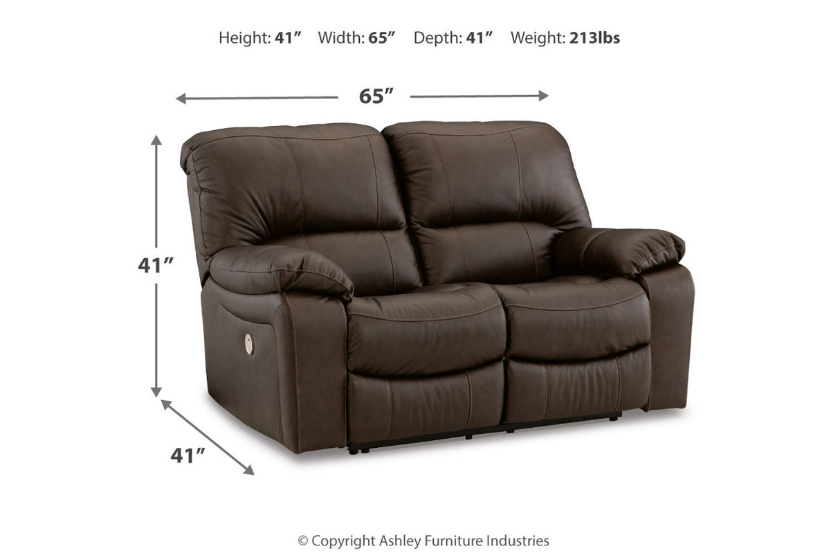 Leesworth Power Reclining Sofa, Loveseat and Recliner from Ashley - Luna Furniture