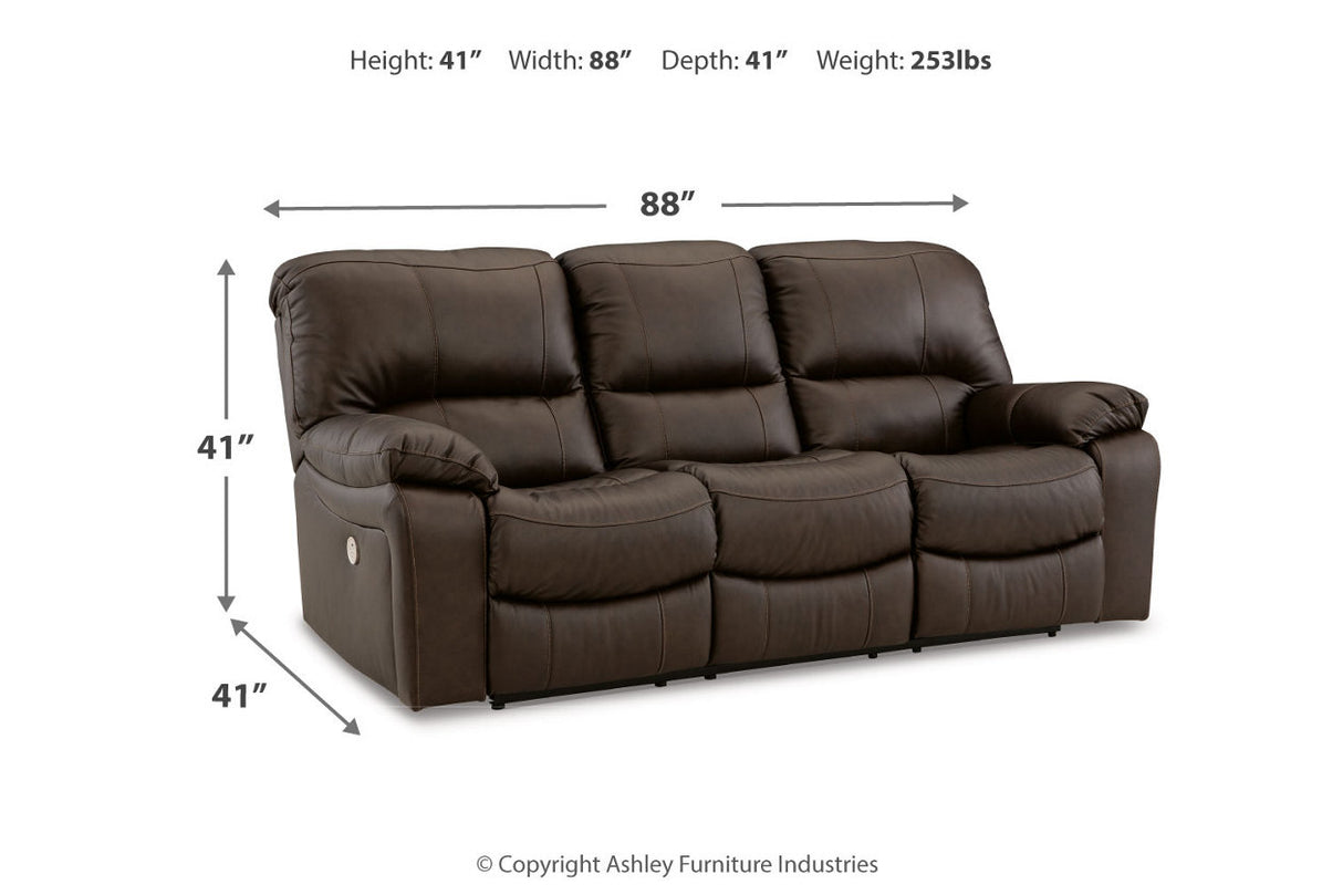 Leesworth Power Reclining Sofa, Loveseat and Recliner from Ashley - Luna Furniture