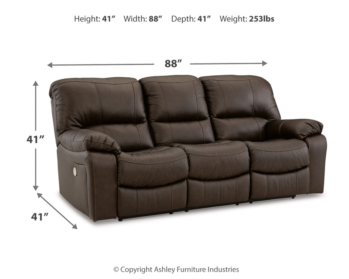 Leesworth Power Reclining Sofa, Loveseat and Recliner from Ashley - Luna Furniture