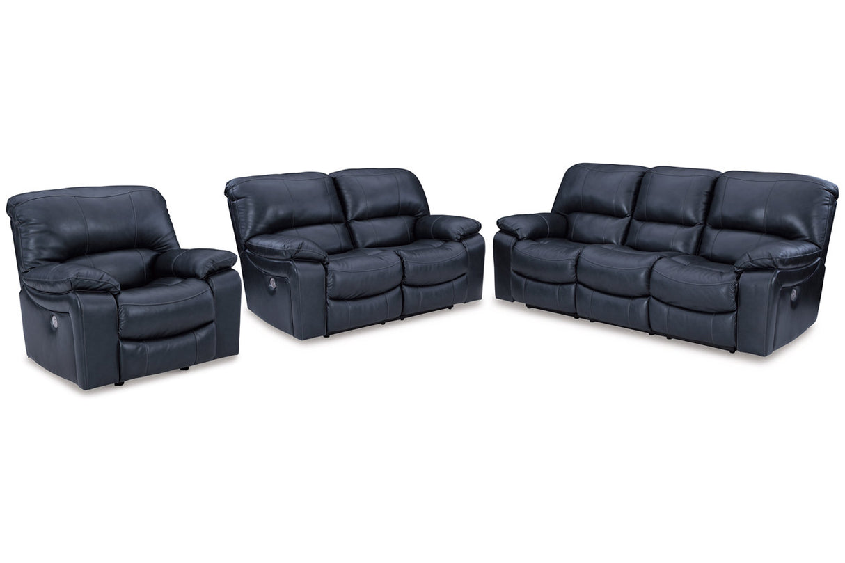 Leesworth Power Reclining Sofa, Loveseat and Recliner from Ashley - Luna Furniture