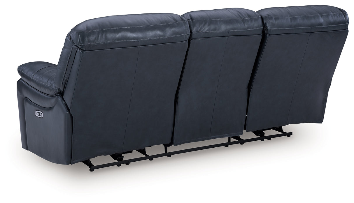 Leesworth Power Reclining Sofa, Loveseat and Recliner from Ashley - Luna Furniture
