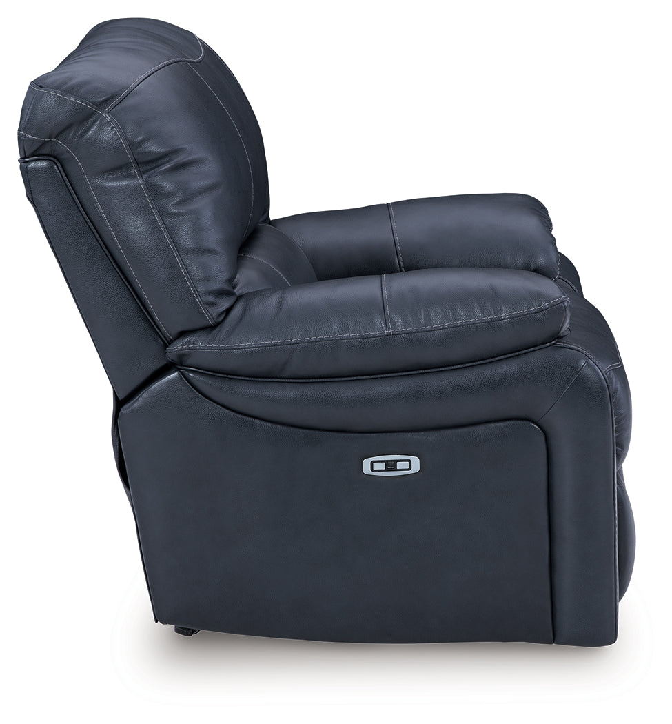 Leesworth Power Reclining Sofa, Loveseat and Recliner from Ashley - Luna Furniture