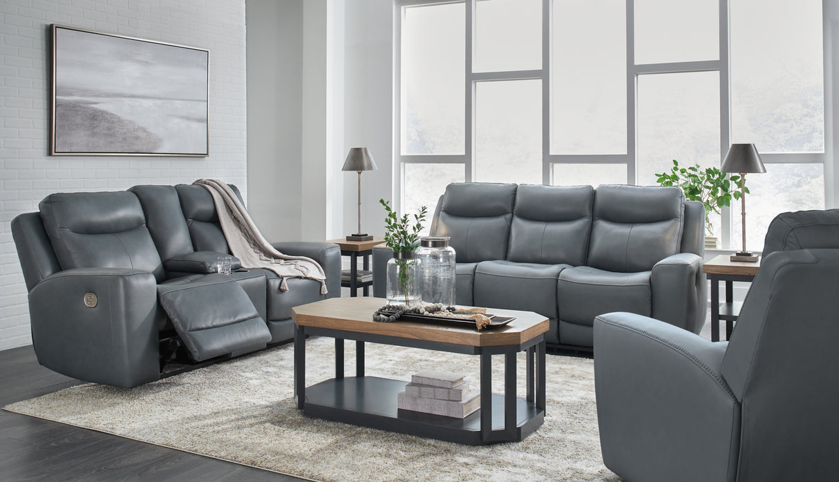 Mindanao Steel Sofa, Loveseat and Recliner from Ashley Furniture - Luna Furniture