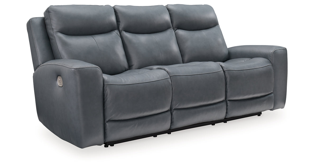 Mindanao Steel Power Reclining Sofa from Ashley Furniture - Luna Furniture