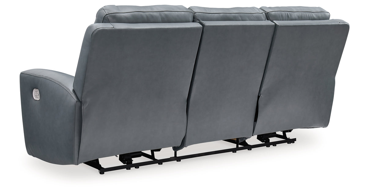 Mindanao Steel Power Reclining Sofa from Ashley Furniture - Luna Furniture