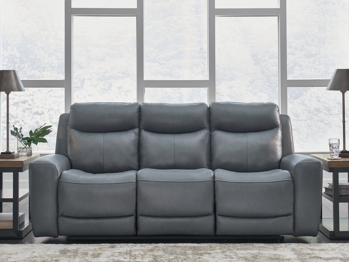 Mindanao Steel Power Reclining Sofa from Ashley Furniture - Luna Furniture