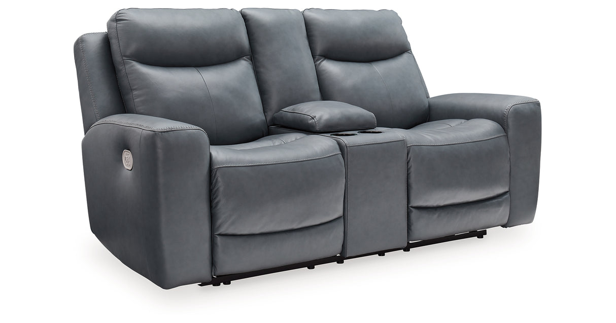 Mindanao Steel Sofa, Loveseat and Recliner from Ashley Furniture - Luna Furniture