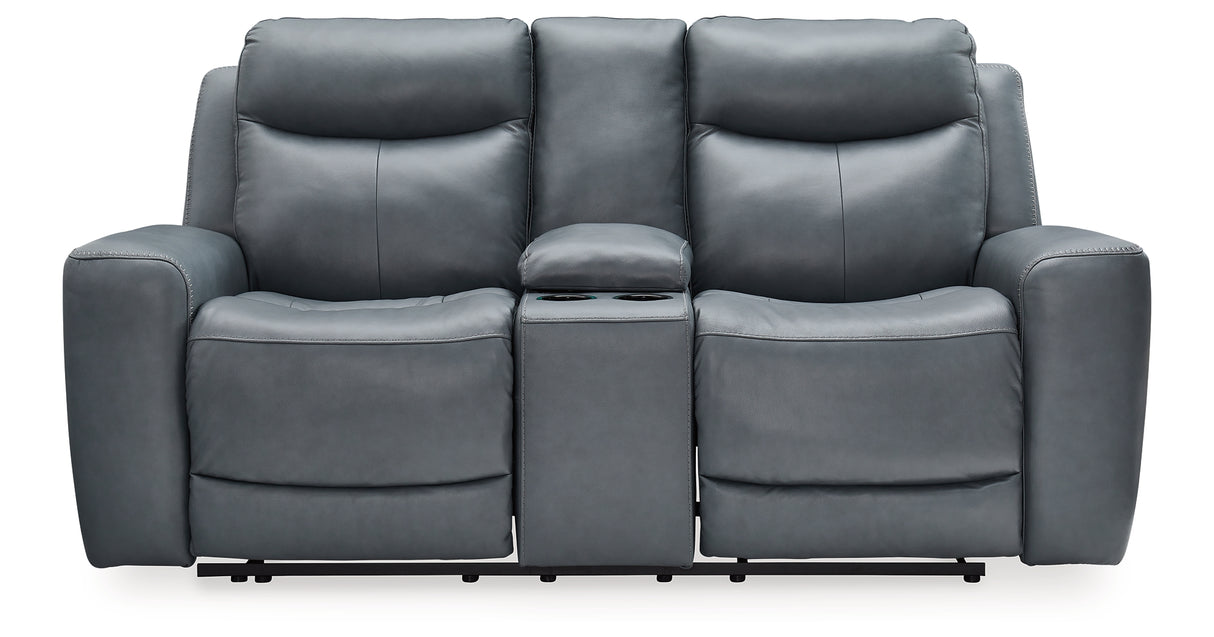 Mindanao Steel Sofa, Loveseat and Recliner from Ashley Furniture - Luna Furniture