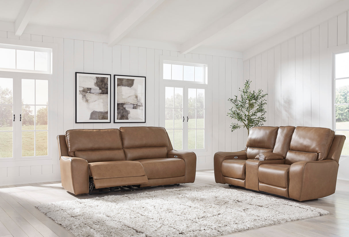 DeepWakes Caramel Sofa and Loveseat from Ashley - Luna Furniture