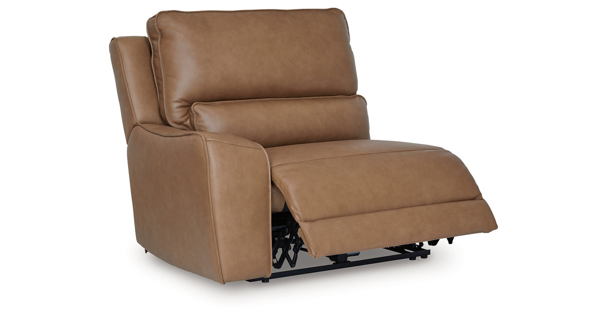DeepWakes Caramel Left-Arm Facing Power Recliner from Ashley - Luna Furniture