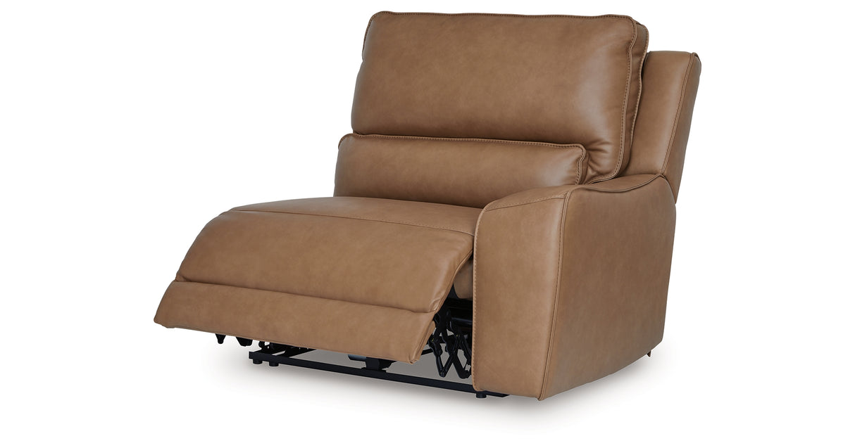 DeepWakes Caramel Right-Arm Facing Power Recliner from Ashley Furniture - Luna Furniture