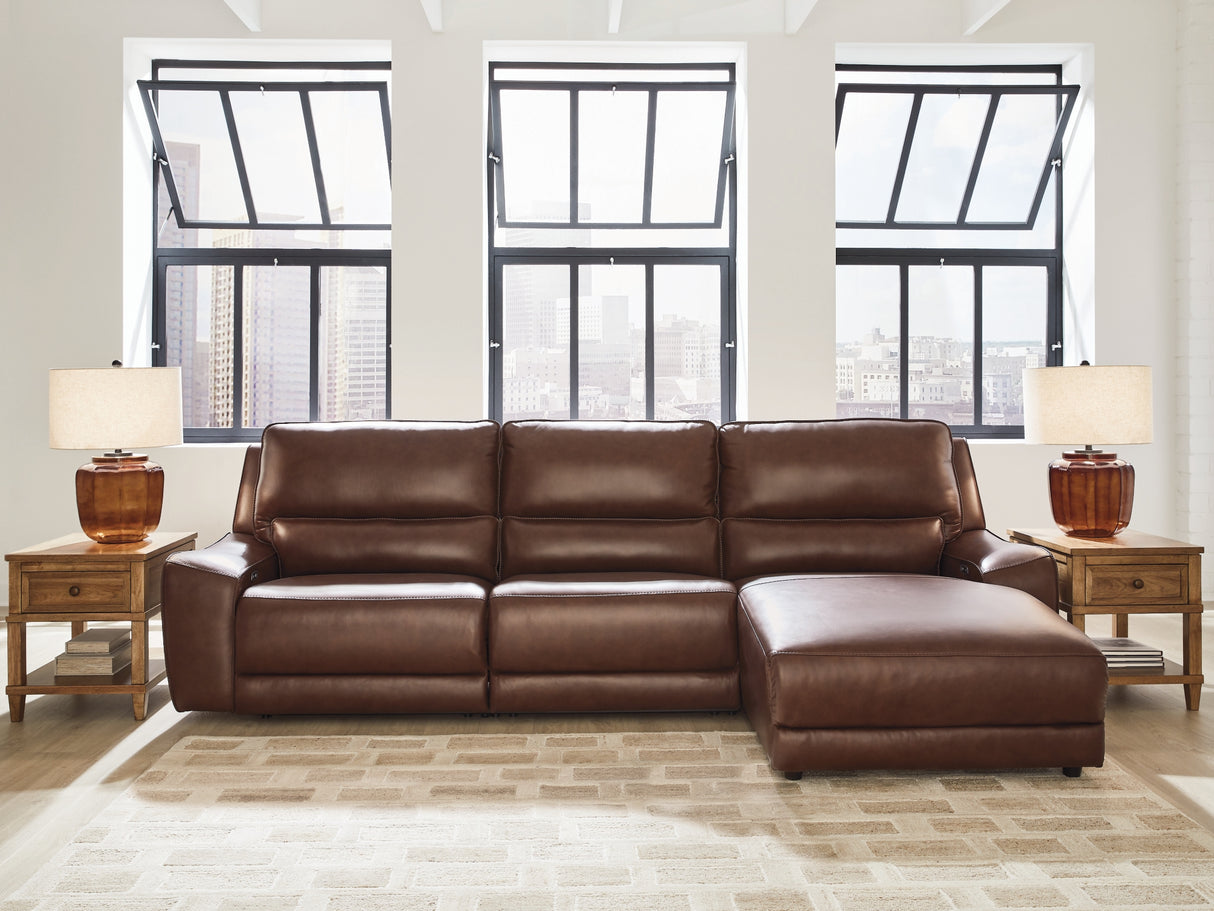 DeepWakes Canyon 3-Piece Reclining Sofa Chaise from Ashley - Luna Furniture