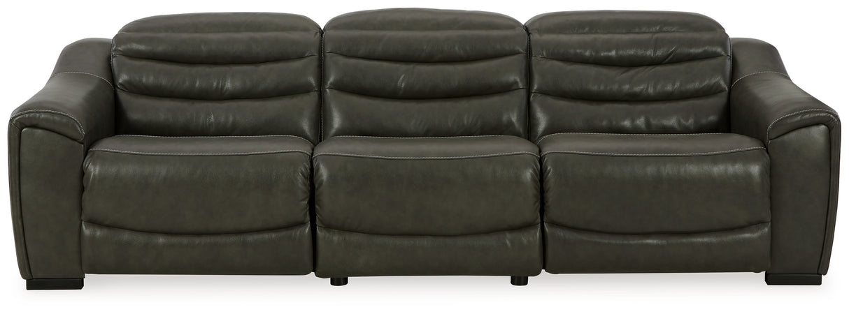 Center Line Sofa and Loveseat in Dark Gray from Ashley - Luna Furniture