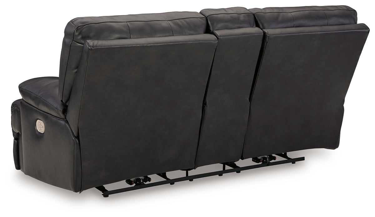 Mountainous Eclipse Power Reclining Loveseat from Ashley Furniture - Luna Furniture