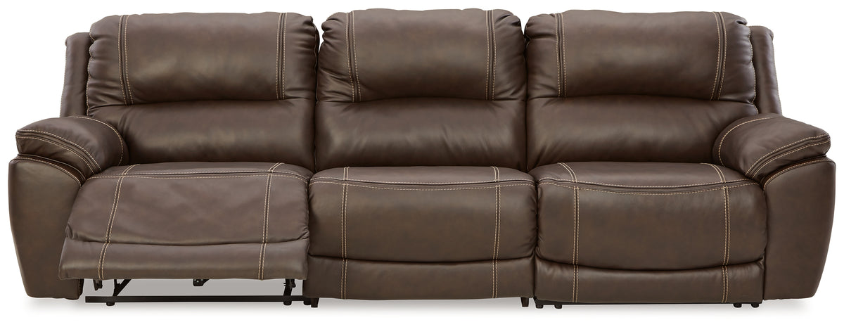 Dunleith Chocolate 3-Piece Power Reclining Sofa from Ashley Furniture - Luna Furniture